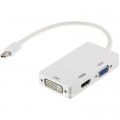 PowerPlant Порт-реплікатор PowerPlant mini Display Port — HDMI, DVI, VGA (3 в 1) (CA910946)