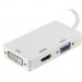 PowerPlant Порт-реплікатор PowerPlant mini Display Port — HDMI, DVI, VGA (3 в 1) (CA910946)