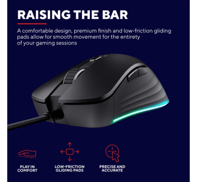 Trust Мишка Trust GXT924 Ybar+ USB Black (24890)