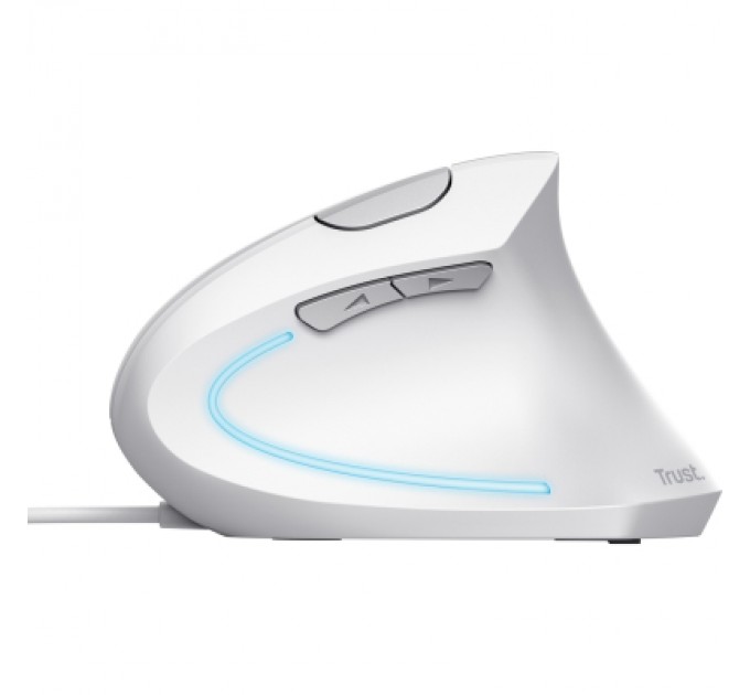 Trust Мишка Trust Verto Ergonomic USB White (25133)