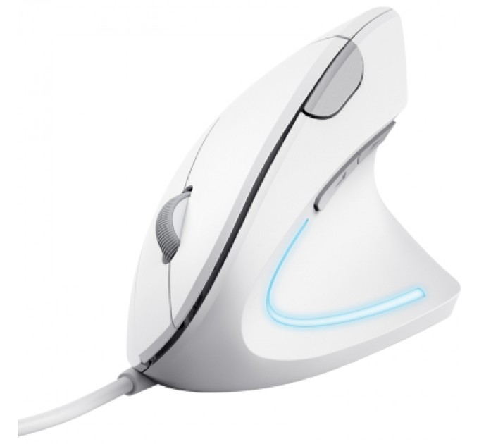 Trust Мишка Trust Verto Ergonomic USB White (25133)