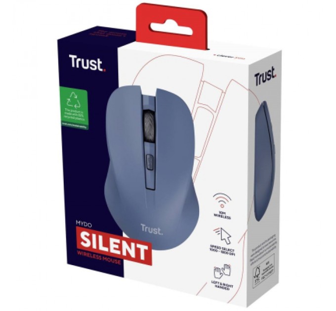 Trust Мишка Trust Mydo Silent Wireless Blue (25041)