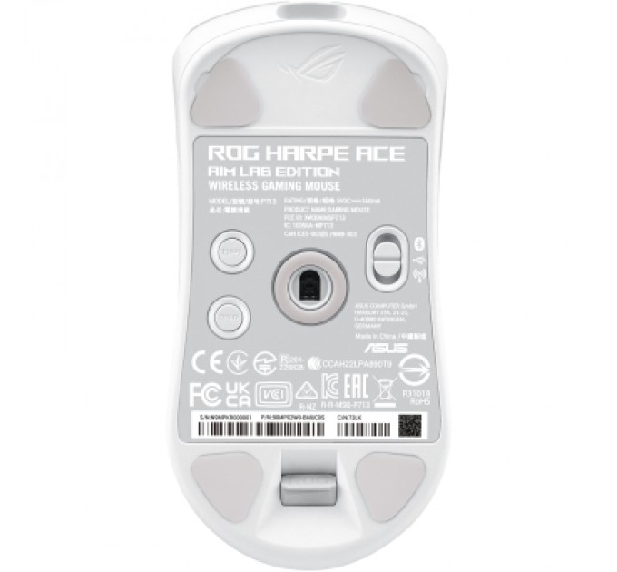 ASUS Мишка ASUS ROG Harpe Ace Aim Lab Edition Wireless/USB White (90MP02W0-BMUA10)