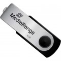 Mediarange USB флеш накопичувач Mediarange 16GB Black/Silver USB 2.0 (MR910)