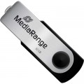 Mediarange USB флеш накопичувач Mediarange 32GB Black/Silver USB 2.0 (MR911)