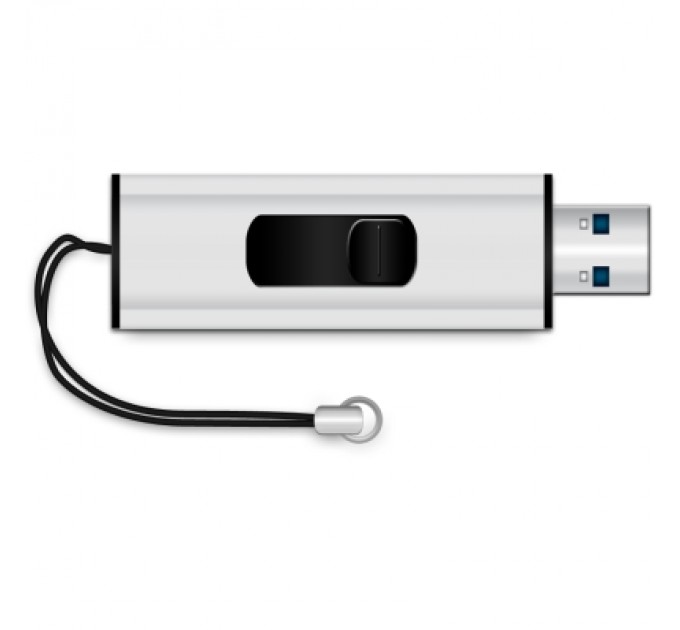 Mediarange USB флеш накопичувач Mediarange 128GB Black/Silver USB 3.0 (MR918)