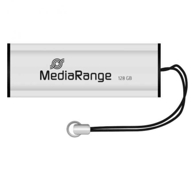 Mediarange USB флеш накопичувач Mediarange 128GB Black/Silver USB 3.0 (MR918)