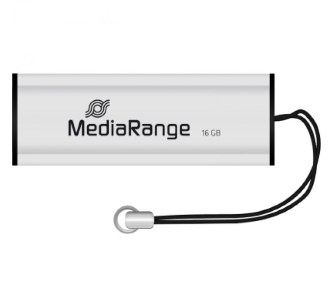 Mediarange USB флеш накопичувач Mediarange 16GB Black/Silver USB 3.0 (MR915)