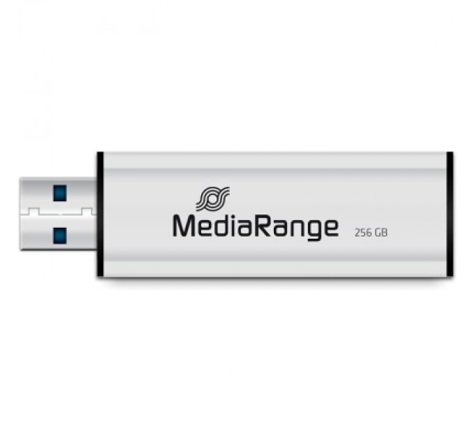 Mediarange USB флеш накопичувач Mediarange 256GB Black/Silver USB 3.0 (MR919)