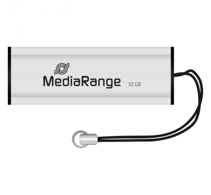 Mediarange USB флеш накопичувач Mediarange 32GB Black/Silver USB 3.0 (MR916)