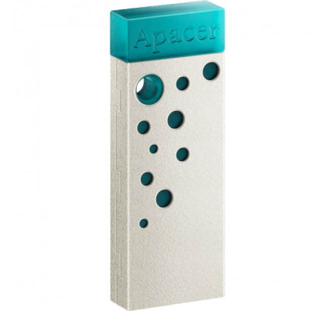 Apacer USB флеш накопичувач Apacer 64GB AH11J Turquoise Green USB 2.0 (AP64GAH11JG-1)