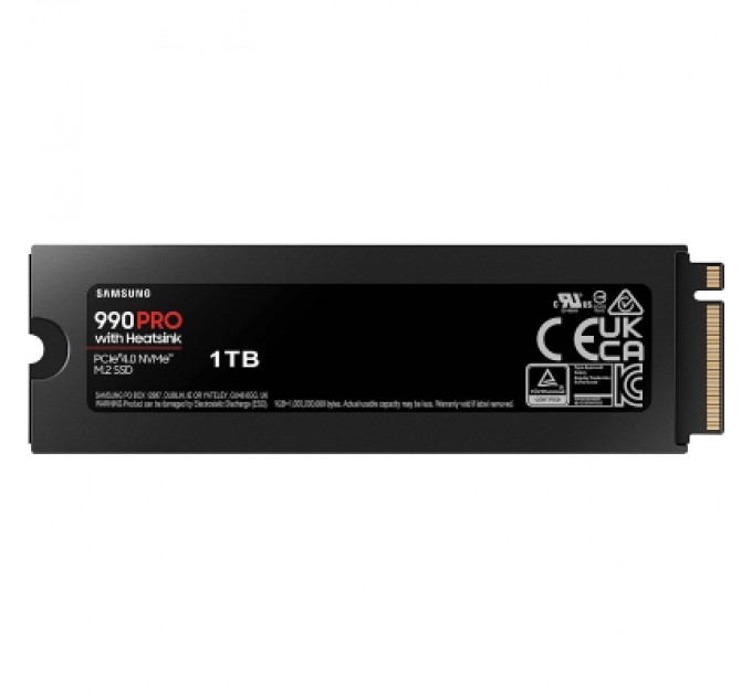 Samsung Накопичувач SSD M.2 2280 1TB 990 PRO with Heatsink Samsung (MZ-V9P1T0GW)