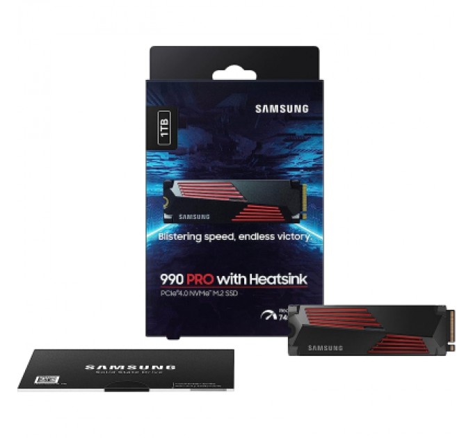 Samsung Накопичувач SSD M.2 2280 1TB 990 PRO with Heatsink Samsung (MZ-V9P1T0GW)
