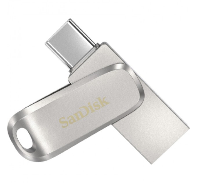 SanDisk USB флеш накопичувач SanDisk 64GB Dual Drive Luxe USB 3.1 + Type-C (SDDDC4-064G-G46)
