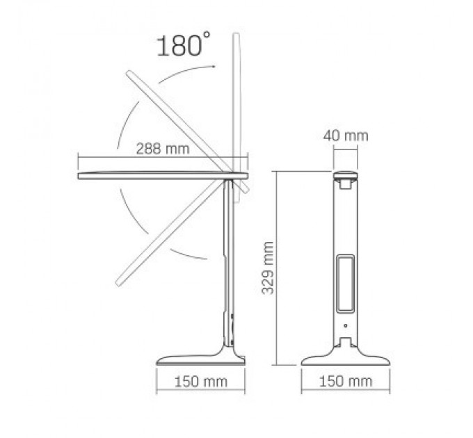 Videx Настільна лампа Videx VL-TF05W 7W 3000-5500K 220V (24714)