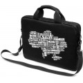 Vinga Сумка для ноутбука Vinga 14" NB1402 Black, white print (NB1402UWBK)