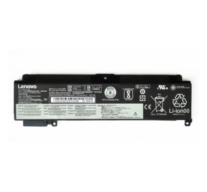 Lenovo Акумулятор до ноутбука Lenovo ThinkPad T460s/T470s 01AV405, 2310mAh (26Wh), 3cell, 11.4V, Li-ion (A47807)