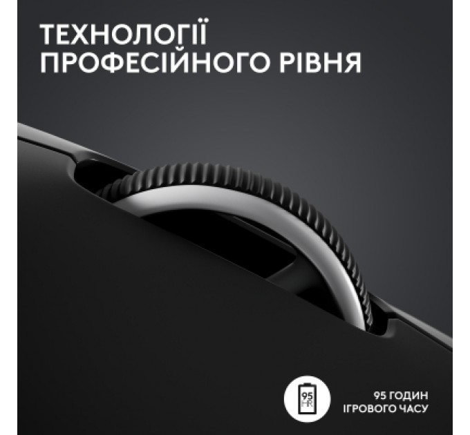 Logitech Мишка Logitech G Pro X Superlight 2 Lightspeed Wireless Black (910-006630)