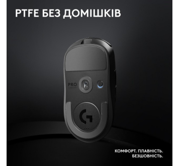 Logitech Мишка Logitech G Pro X Superlight 2 Lightspeed Wireless Black (910-006630)