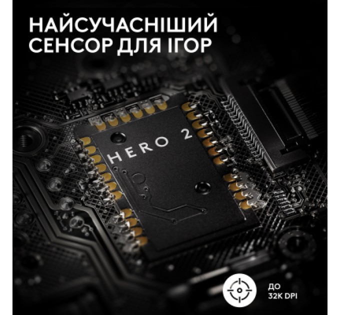 Logitech Мишка Logitech G Pro X Superlight 2 Lightspeed Wireless Black (910-006630)