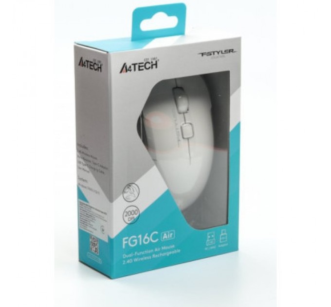 A4Tech Мишка A4Tech FG16C Air Wireless White (FG16C Air White)