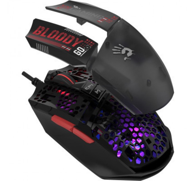A4Tech Мишка A4Tech Bloody W60 Max Mini RGB Activated USB Honeycomb (Bloody W60 Max Mini Honeycomb)