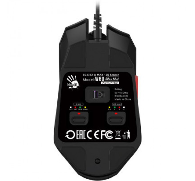 A4Tech Мишка A4Tech Bloody W60 Max Mini RGB Activated USB Honeycomb (Bloody W60 Max Mini Honeycomb)