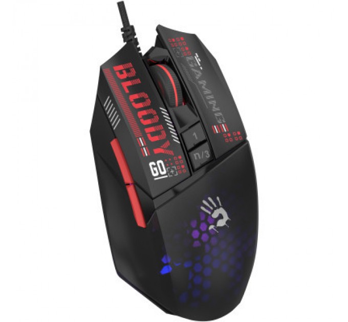 A4Tech Мишка A4Tech Bloody W60 Max Mini RGB Activated USB Honeycomb (Bloody W60 Max Mini Honeycomb)