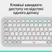 Logitech Клавіатура Logitech POP Icon Keys Bluetooth UA Off-White (920-013072)
