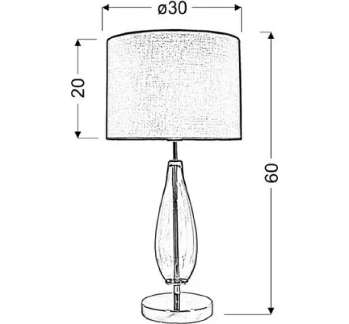 Candellux Настільна лампа Candellux 41-01252 MARRONE (41-01252)