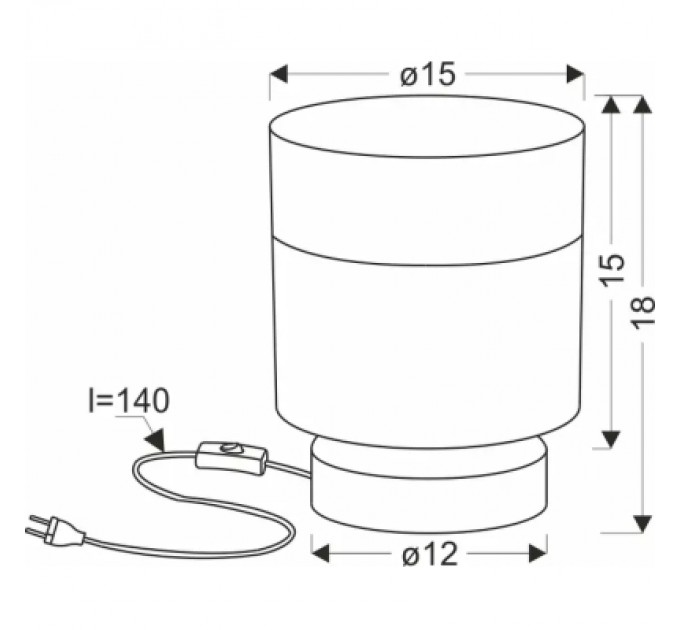 Candellux Настільна лампа Candellux 41-17628 Porto (41-17628)