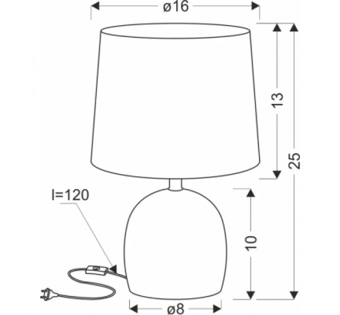Candellux Настільна лампа Candellux 41-24381 ADELINA (41-24381)