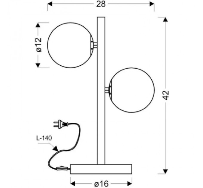 Candellux Настільна лампа Candellux 42-73433 KAMA (42-73433)