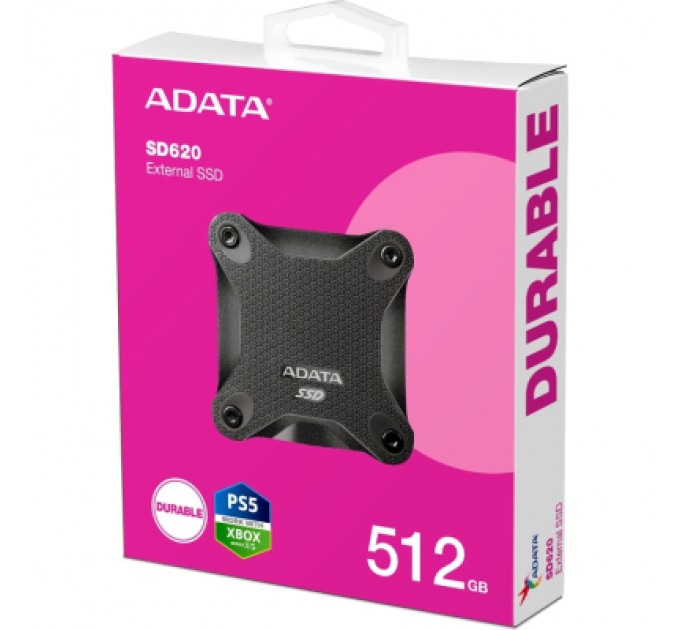 ADATA Накопичувач SSD USB 3.2 512GB SD620 ADATA (SD620-512GCBK)
