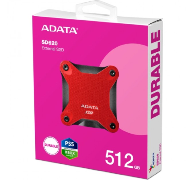 ADATA Накопичувач SSD USB 3.2 512GB SD620 ADATA (SD620-512GCRD)