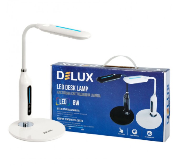 Delux Настільна лампа Delux LED TF-510 8 Вт (90021194)