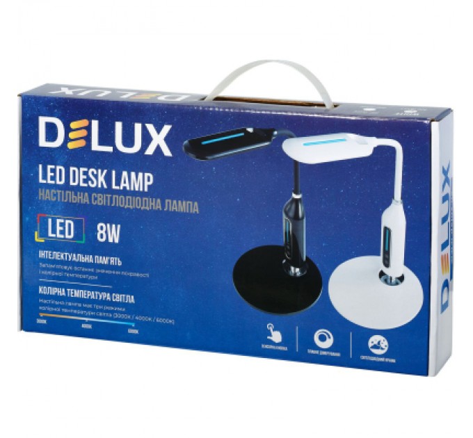 Delux Настільна лампа Delux LED TF-510 8 Вт (90018128)