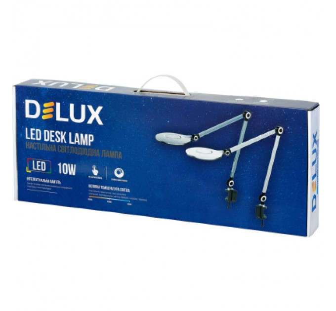 Delux Настільна лампа Delux LED TF-530 10 Вт (90018132)