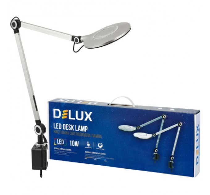 Delux Настільна лампа Delux LED TF-530 10 Вт (90018132)