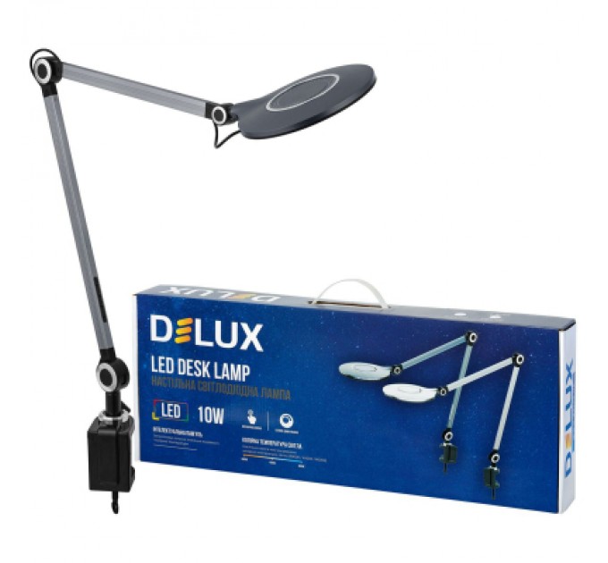 Delux Настільна лампа Delux LED TF-530 10 Вт (90018131)