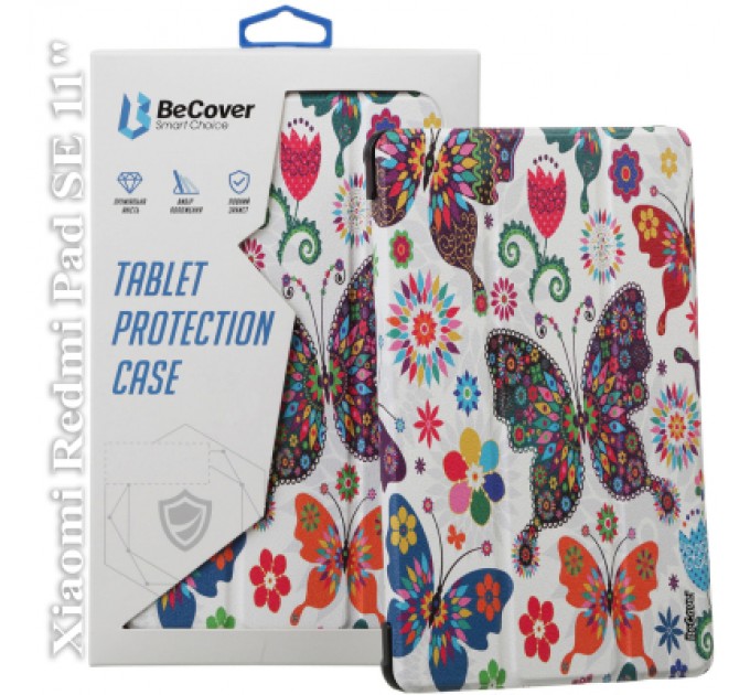 BeCover Чохол до планшета BeCover Smart Case Xiaomi Redmi Pad SE11" Butterfly (709865)