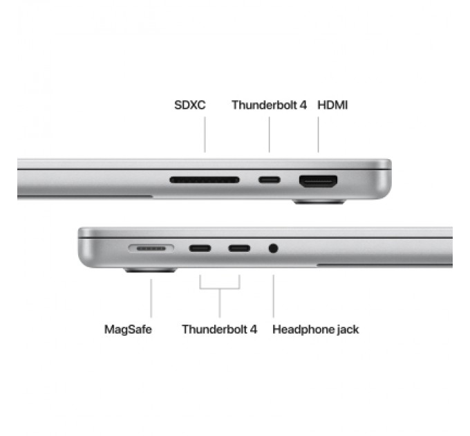 Apple Ноутбук Apple MacBook Pro 14 A2992 M3 Max Silver (MRX83UA/A)