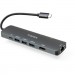 Vinga Концентратор Vinga USB-C 3.1 to HDMI+RJ45_1Gbps+3xUSB3.0+SD/TF+PD100W (VHYC8)