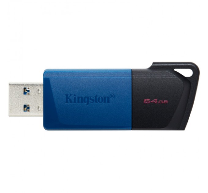 Kingston USB флеш накопичувач Kingston 2x64GB DataTraveler Exodia M Black/Blue USB 3.2 (DTXM/64GB-2P)