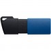 Kingston USB флеш накопичувач Kingston 2x64GB DataTraveler Exodia M Black/Blue USB 3.2 (DTXM/64GB-2P)