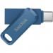 SanDisk USB флеш накопичувач SanDisk 128GB Ultra Dual Drive Go Navy Blue USB 3.1 Type-C (SDDDC3-128G-G46NB)