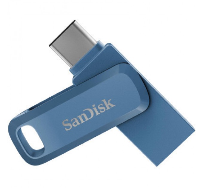 SanDisk USB флеш накопичувач SanDisk 128GB Ultra Dual Drive Go Navy Blue USB 3.1 Type-C (SDDDC3-128G-G46NB)