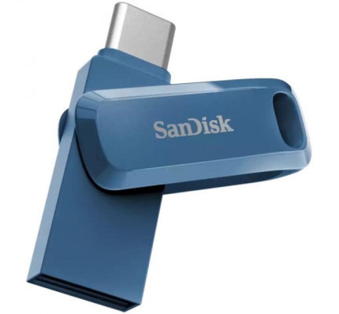 SanDisk USB флеш накопичувач SanDisk 128GB Ultra Dual Drive Go Navy Blue USB 3.1 Type-C (SDDDC3-128G-G46NB)