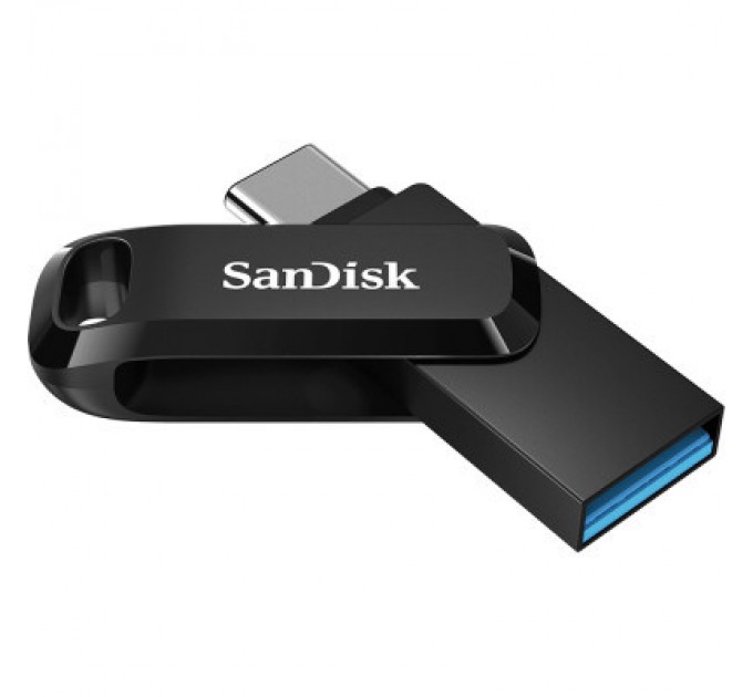 SanDisk USB флеш накопичувач SanDisk 512GB Ultra Dual Go Black USB/Type-C (SDDDC3-512G-G46)