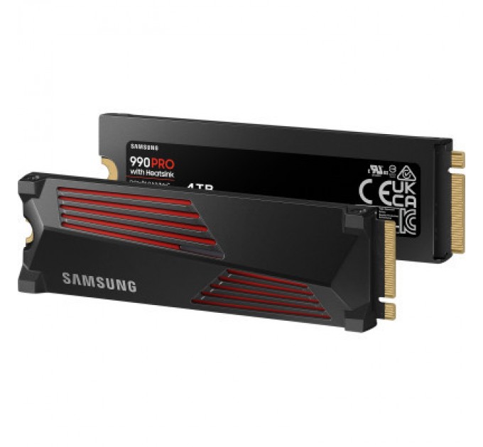 Samsung Накопичувач SSD M.2 2280 4TB 990 PRO with Heatsink Samsung (MZ-V9P4T0CW)